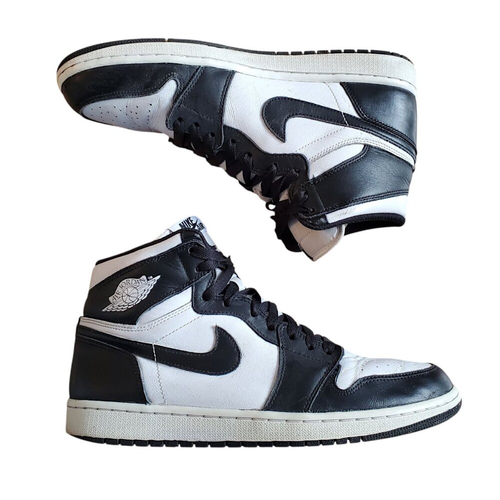 2014 Nike Jordan 1 High OG Black White size 11 us mens